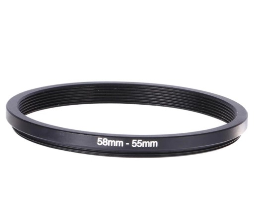 Redukcja filtrowa 58mm na 55mm 58 - 55 STEP DOWN