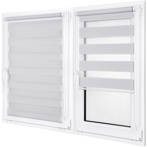 Roleta Dzień Noc na wymiar z napinaczem 113x215 cm