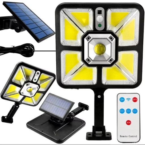 HALOGEN SOLAR LED PILOT MOCNA LAMPA CZUJNIK RUCHU