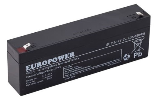 Akumulator UPS buforowa, cykliczna praca 12V 2.3Ah