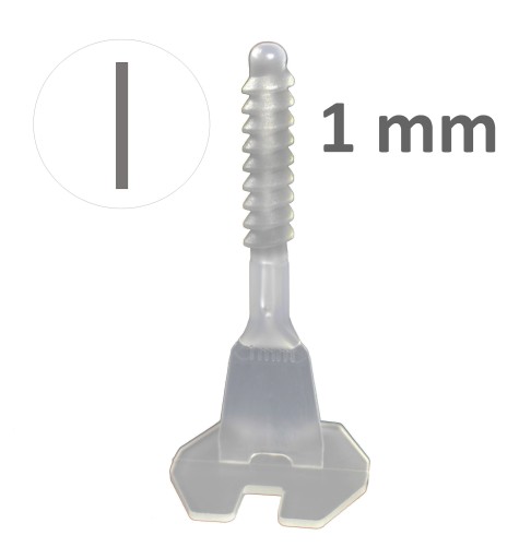 Twist Level! poziomowanie płytek, BAZY PROSTE 1mm