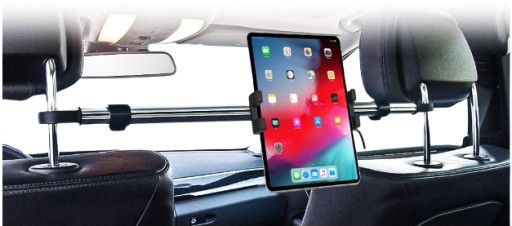 Woleyi Uchwyt samochodowy na tablet w zagłówku, obracany o 360°, 4-13 cali