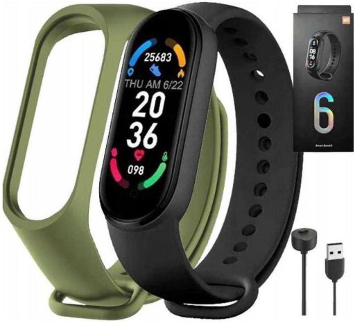 OPASKA SPORTOWA SMARTWATCH SMARTBAND M6 ZEGAREK