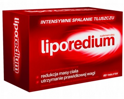 LIPOREDIUM odchudzanie spalanie tłuszczu 60 tab.
