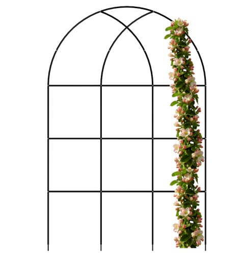 PERGOLA PODPORA PRZYŚCIENNA KWIATÓW ROŚLIN PNACZY