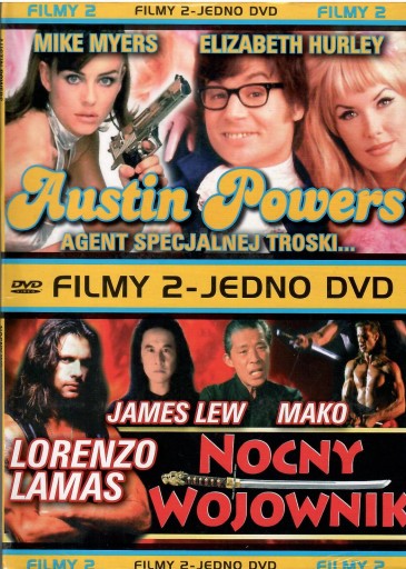 Filmy 2w1 Austin Powers / Nocny Wojownik DVD