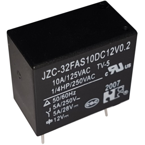 Przekaźnik JZC-32FAS-10-DC12V 10A 12V JZC-32F