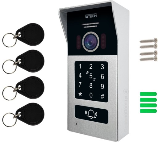 Cyfrowa 2-żyłowa Stacja bramowa 82225 5TECH TWIN