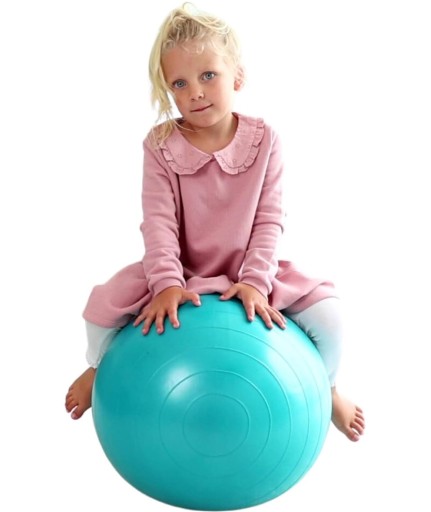 PIŁKA DO ĆWICZEŃ GIMNASTYCZNA 45 x 90 REHABILITACYJNA FASOLKA DUŻA BabyGO
