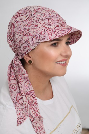 Chusta VERA z daszkiem bawełna - Turban - 1/18