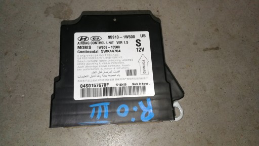 Moduł sensor poduszek powietrznych 95910-1w500 Kia Rio III 11-16