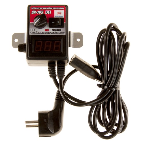 STEROWNIK SX103 REGULATOR OBROTÓW DMUCHAWY LED