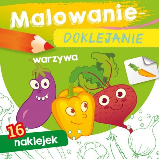 MINI MALOWANKA| Malowanie Doklejanie WARZYWA