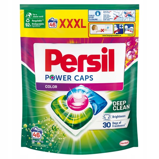 Kapsułki do prania Power Caps Color PERSIL