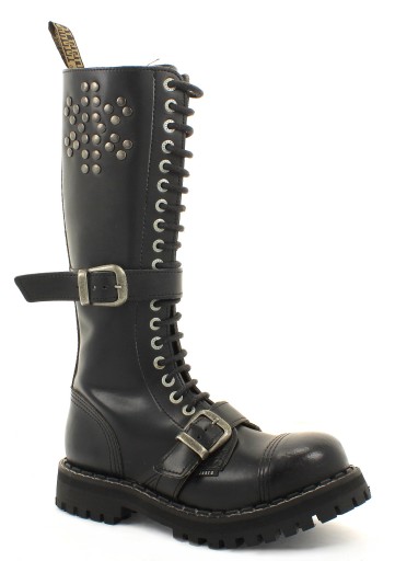 GLANY STEEL CZARNE RIVETS 20-DZIUR 39