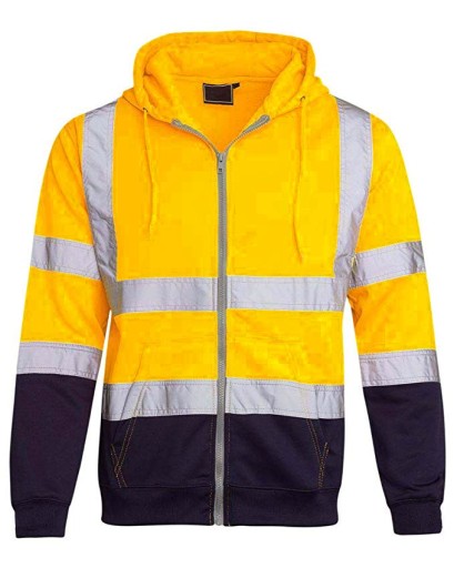POLAR Roboczy Odblaskowy BLUZA Polarowa BHP M-4XL
