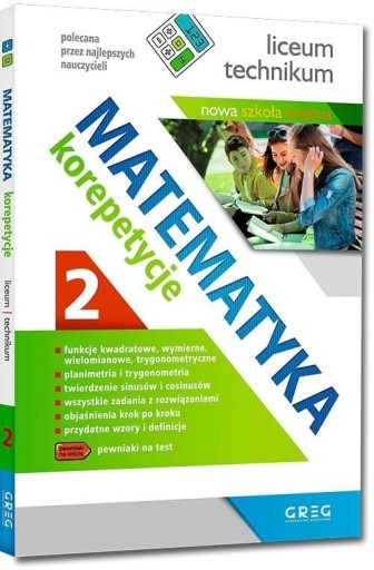 MATEMATYKA - KOREPETYCJE, LICEUM CZ.2