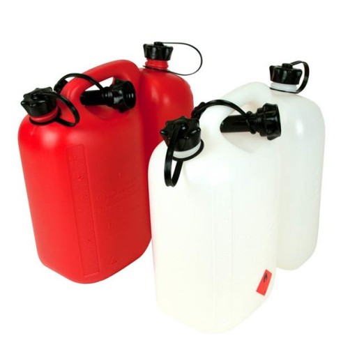 Kanister dwukomorowy OREGON 5l + 3l - czerwony