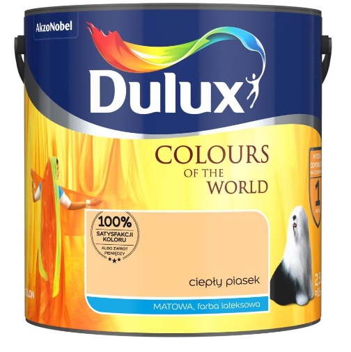 DULUX KOLORY ŚWIATA CIEPŁY PIASEK 2.5L