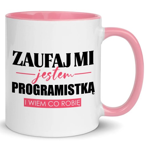 KUBEK Śmieszny Prezent dla PROGRAMISTKI + GRATIS