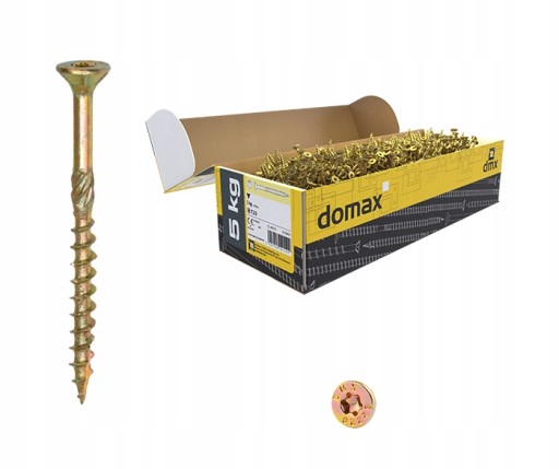 WKRĘTY CIESIELSKIE DO DREWNA STOŻKOWE 4,5x80 5 kg