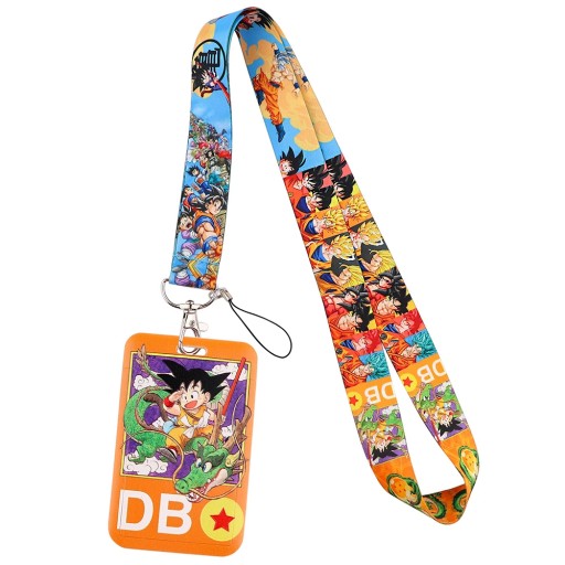Dragon Ball Credential Holder Keychains Neck
