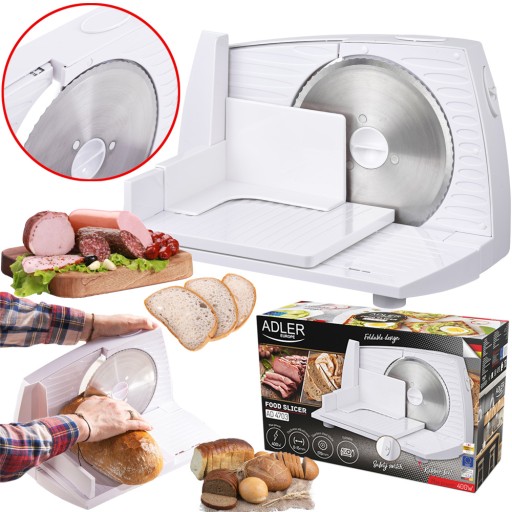 KRAJALNICA DO CHLEBA WĘDLIN SERÓW MOCNA 400W ADLER