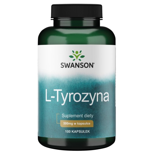SWANSON L-TYROZYNA 100 kaps. PAMIĘĆ MÓZG AKTYWNOŚĆ