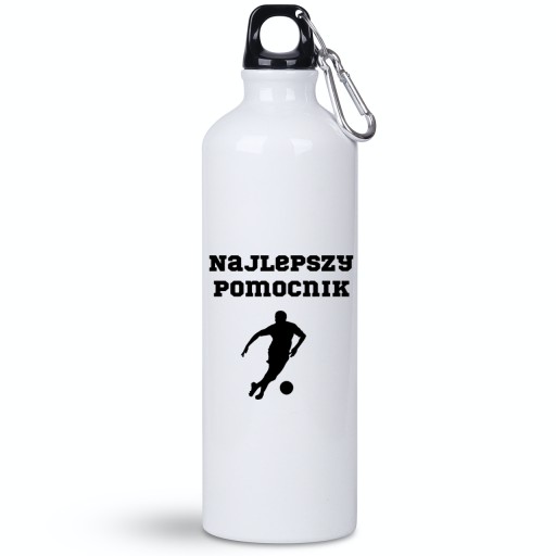 Butelka/bidon 800 ml prezent dla pomocnika pomocnik zawodnik futbol + imię