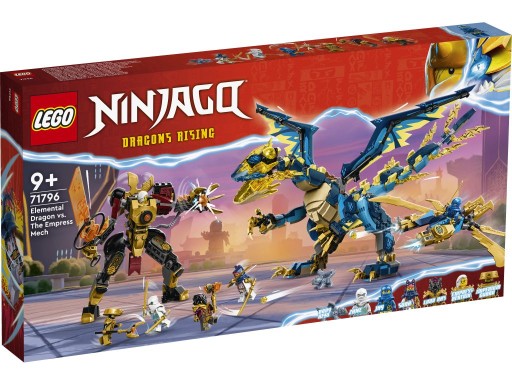 71796 LEGO NINJAGO SMOK ŻYWIOŁU KONTRA MECH