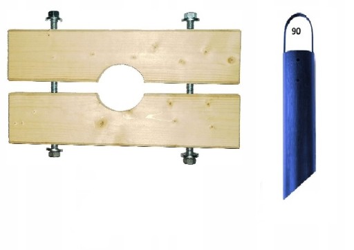 Dyby drewniane 160 mm + szlamówka 90 mm do studni