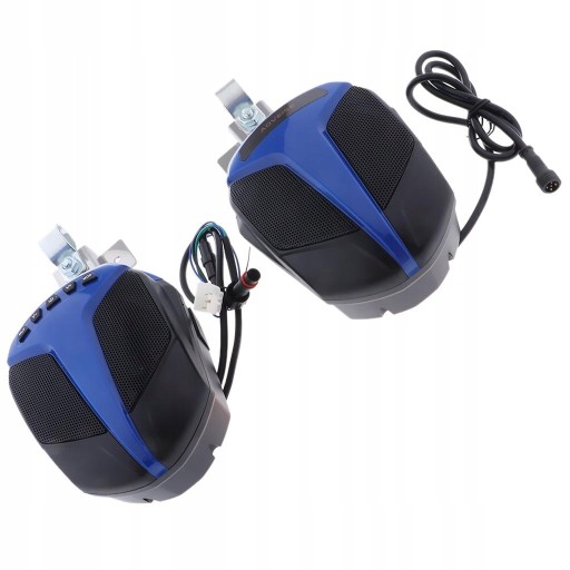 1 para motocyklowy system audio Bluetooth Radio FM