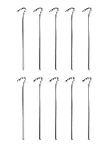 ZESTAW 10 SZPILEK OUTWELL SKEWER WITH HOOK 24 cm