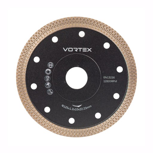 TARCZA DIAMENTOWA DO CIĘCIA GRESU 125 MM VORTEX