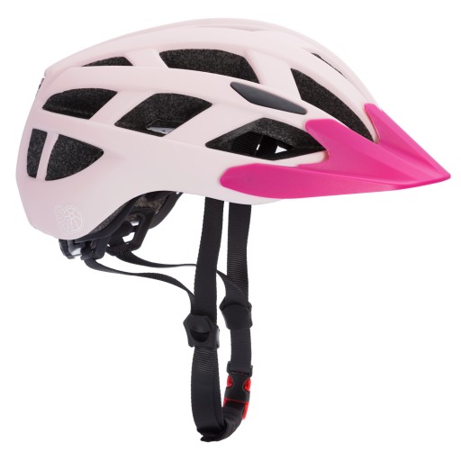 Kask Rowerowy Dziecięcy ze światłem LED M 50-59cm