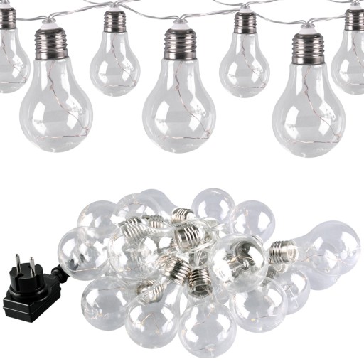 Girlanda ogrodowa Łańcuch Świetlny 20 LED 5,3m