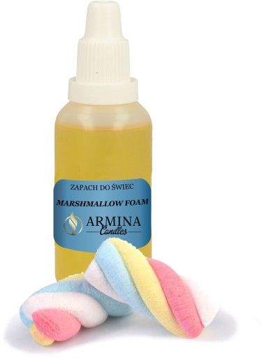 ZAPACH DO ŚWIEC PARAFINY WOSKU PIANKI MARSHMALLOW OLEJEK DO KOMINKA 30 ML