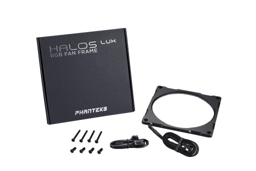 PHANTEKS HALOS LUX RAMKA 140MM RGB-LED ALUMINIUM