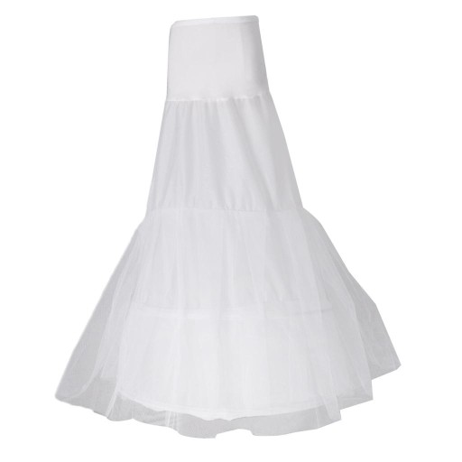 Bridal podkoszulek ślubny Fishtail syrenka halka suknia wieczorowa krynolin