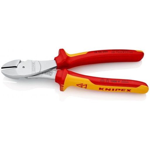 SZCZYPCE TNĄCE BOCZNE 200MM 74 06 200 KNIPEX