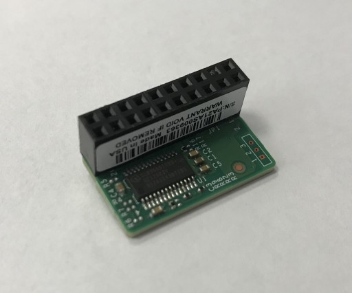 AOM-TPM-9665H-S SuperMicro Moduł TPM 2.0 do Intel Xeon E5/E7 X10 20 PIN
