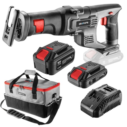 GRAPHITE Pilarka szablasta Lisi ogon 2/4Ah + TORBA