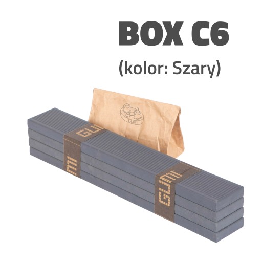 GUMI Composite Parkiet Balkonowy Box C6 Szary (4 szt. desek)
