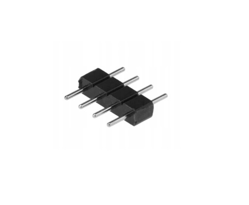 Złączka do taśmy LED RGB 10mm 4-PIN MĘSKA łącznik