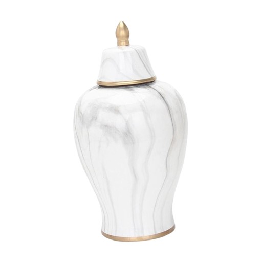 Ceramiczny słój do świątyń z kopułą w kształc