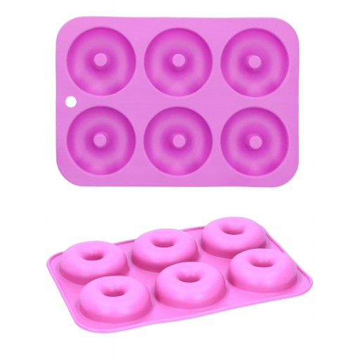 FORMA SILIKONOWA 6 DONUTY OPONKI FOREMKA BABECZK