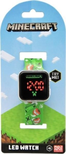 Zegarek cyfrowy Minecraft / Minecraft led watch