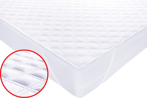 PIKOWANY OCHRANIACZ NAKŁADKA NA MATERAC 80x180 PODKŁAD WODOODPORNY TOPPER