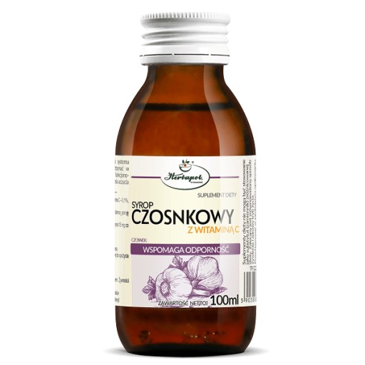 Syrop Czosnkowy 100ml HERBAPOL KRAKÓW