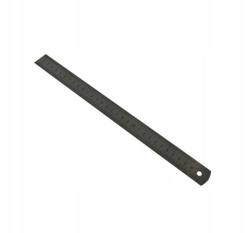 PRZYMIAR PÓŁSZTYWNY INOX 500 x 30 x 1 mm Kl.II